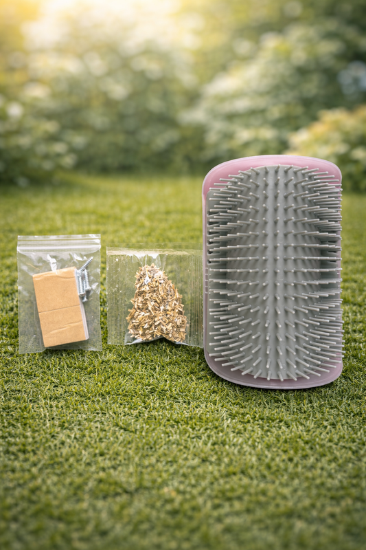 Pawtopia™ Wall-Mounted Cat Scratcher with Catnip